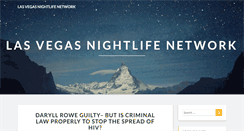 Desktop Screenshot of lasvegasnightlifenetwork.com